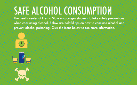 Safe alcohol consumption interactive