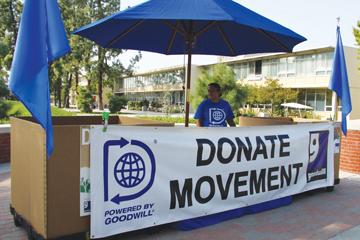 Students promote the importance of donating