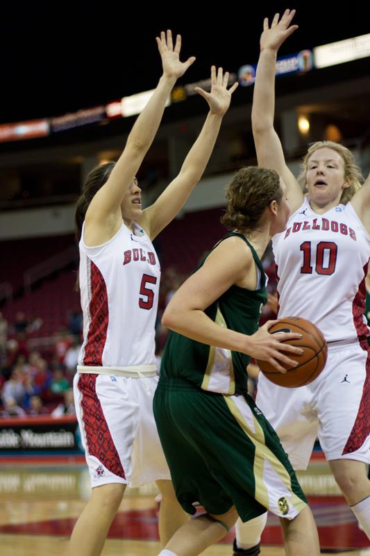 Women’s Basketball: 'Confident' ’Dogs fend off Rams at home