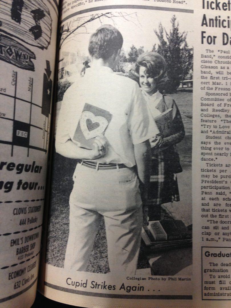 Photo pulled from the Valentines Day 1968 edition of The Daily Collegian