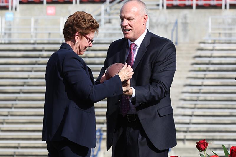 Jim Sweeney Celebrated The Collegian   Photo 