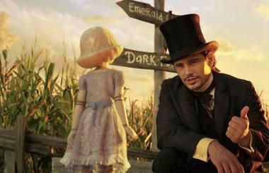 James Franco as Oz in a scene from Oz the Great and Powerful. Courtesy of Disney