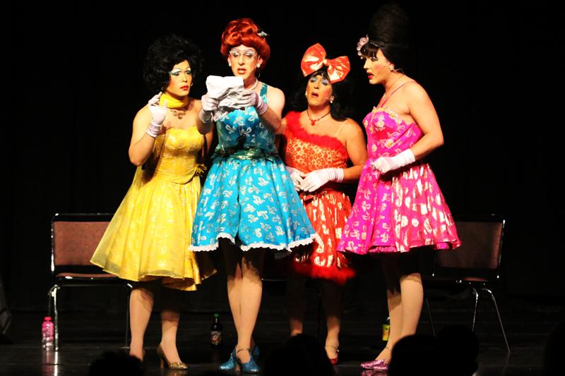 Americas Favorite Dragapella Beautyshop Quartet comes to Fresno State.
Photo by Khlarissa Agee/The Collegian 