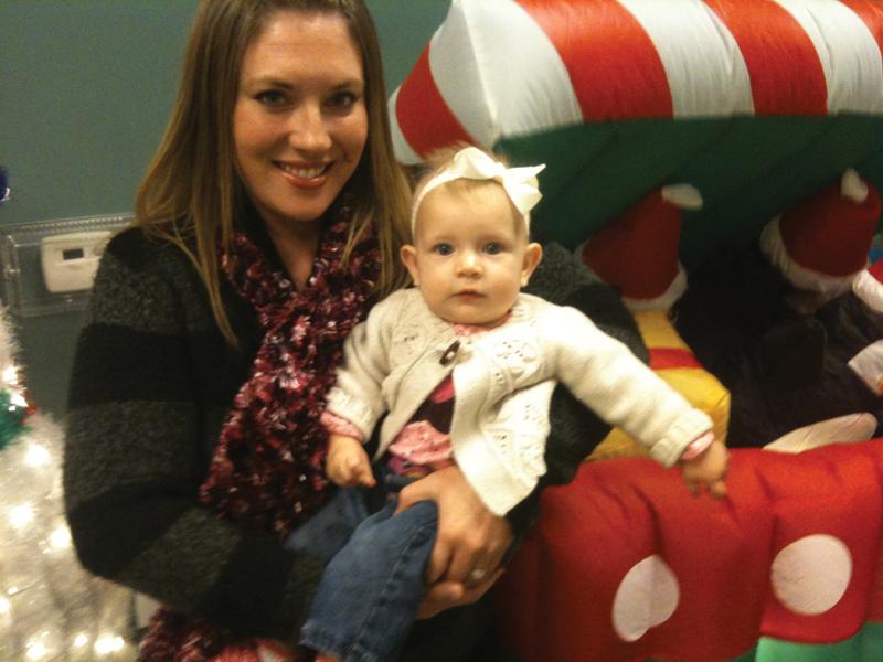 Nancy Baus (with daughter Avery), founder of the Breastfeeding Coalition, is pushing for more areas at Fresno State that accommodate student moms that need a place to breast-feed their children.