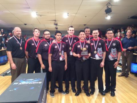 The Fresno State mens club bowling team finished their season on April 19 in third place in the Intercollegiate Team Championships in Lincoln, Neb. Photo courtesy of Fresno State Mens Club Bowling