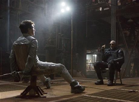 Tom Cruise and Morgan Freeman star in the Joseph Kosinski film Oblivion. Courtesy of Universal Pictures