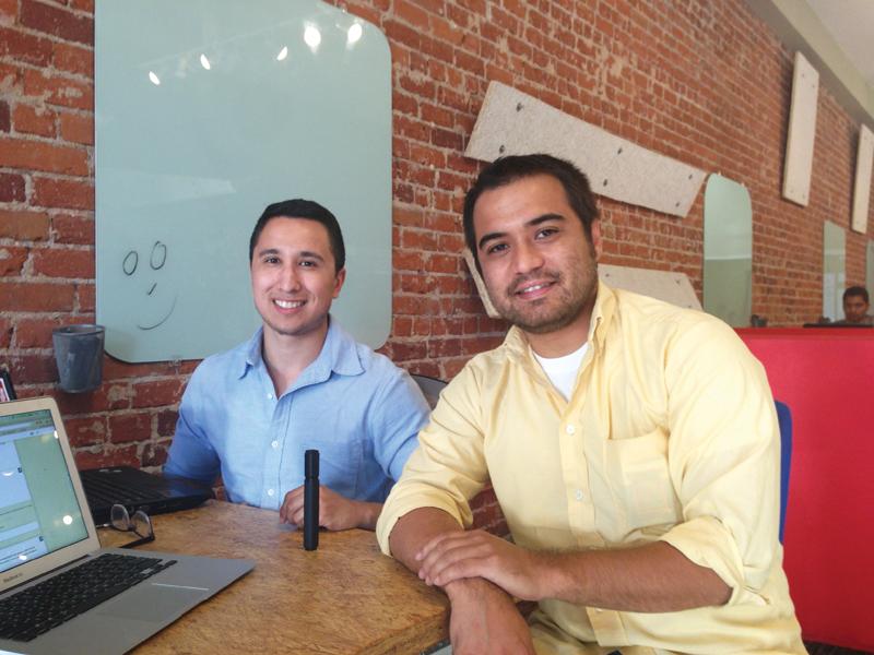 Fresno State alums Eric Santos (left) and Kenneth Koontz have collaborated to launch Dwibbles.com, a social media aggregator website. The website beta launched on April 1.