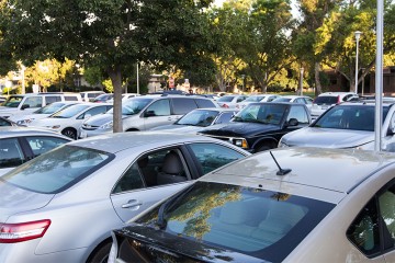 Solving the Parking Puzzle: Students resort to to tactics in scramble for parking spaces