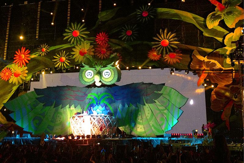 EDC Las Vegas, or Electric Daisy Carnival, is one of the largest international raves in the world. A highly popular event for college students, famous artists such as TiÃ«sto perform their music at the three-day festival. Photo by Rosemarie Borunda 