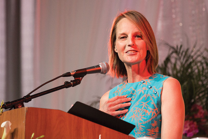 Roe Borunda/The Collegian

During the Central California Womens Conference luncheon, Emmy-winning actress 
Helen Hunt spoke about balancing family and career.