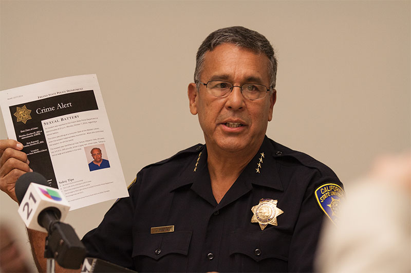 Fresno State Police Chief David Huerta. (Archive)