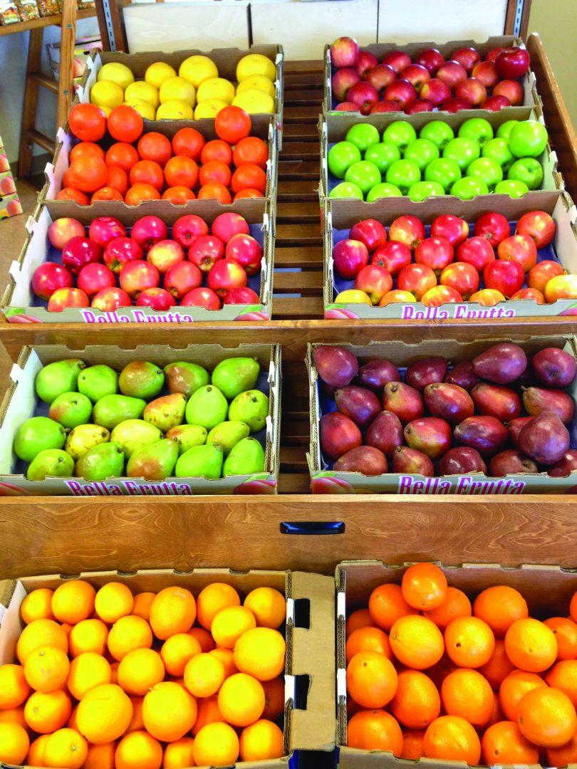 Photo courtesy of Bella Frutta

One of Bella Frutta’s displays showcasing a variety of fruits including tangelos. Tangelos are a mix of tangerine and grapefruit.