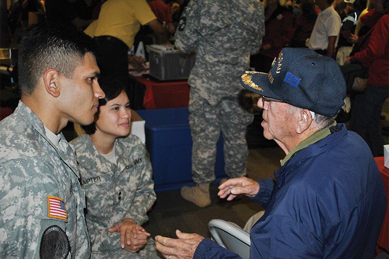 Fresno State embraces Honor Flight veterans