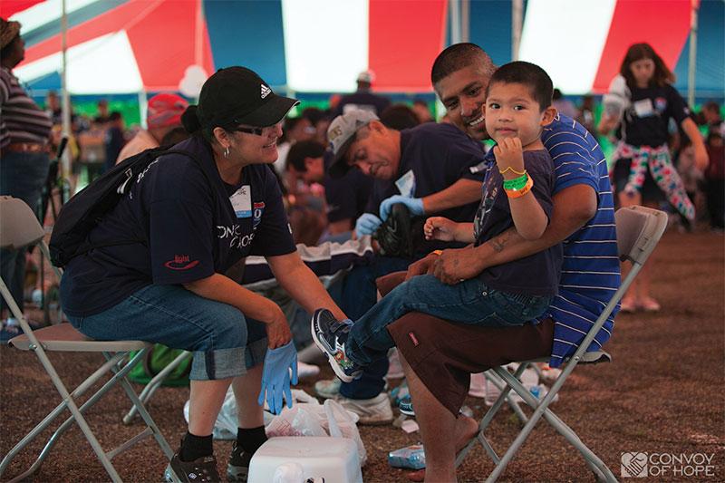 Photo courtesy of Convoy of Hope

Convoy of Hope will take over the Fresno Fairgrounds Nov. 23 and provide free medical services, groceries, meals and even family portraits to people in the community. 