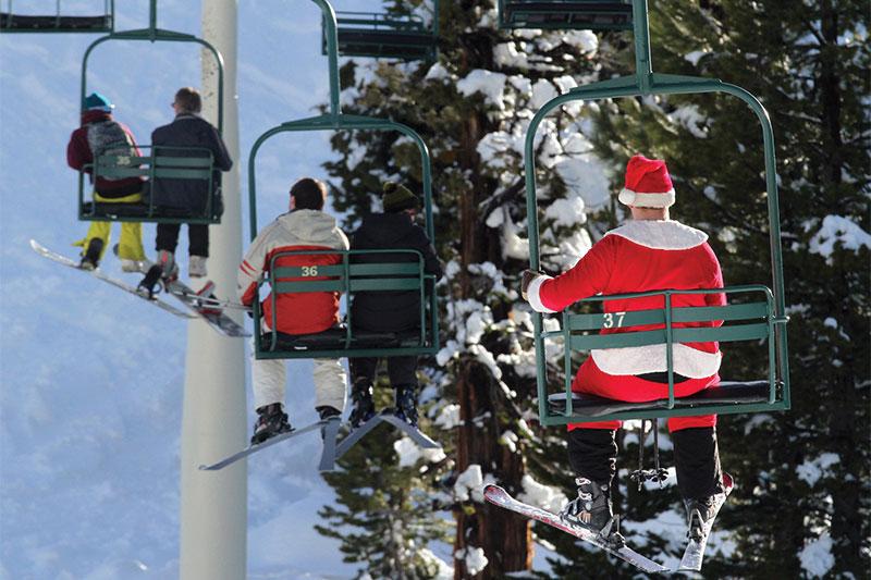 Photo courtesy of McClatchy

Skiers and snowboarders catch a ride on a lift at China Peak Mountain Resort in Lakeshore. Fresno State’s Ski and Snowboard-Club president Dylan Thompson recommends China Peak for beginners. 