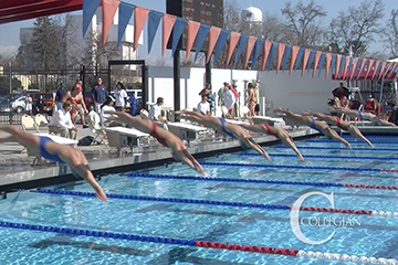 Fresno State Swim and Dive team competes