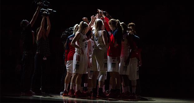 The+Fresno+State+womens+basketball+team+will+continue+its+WNIT+run+Monday+when+it+goes+on+the+road+to+take+on+Saint+Marys.+%28Paul+Schlesinger%2FThe+Collegian%29