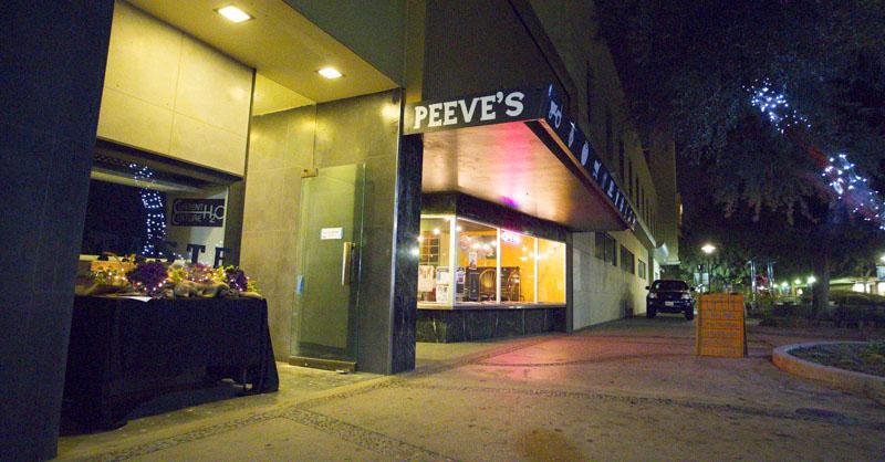 An outside view of Peeve’s Public House & Local Market located in the Fulton Mall in Downtown Fresno. Katie Eleneke /  Collegian File Photo