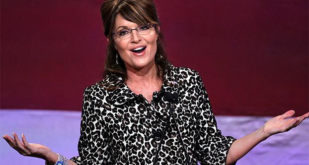 Former Alaska Gov. Sarah Palin addresses the Republican Party of Florida Victory Dinner at Walt Disney World in Lake Buena Vista, Florida, Thursday, November 3, 2011. (Joe Burbank/Orlando Sentinel/MCT)