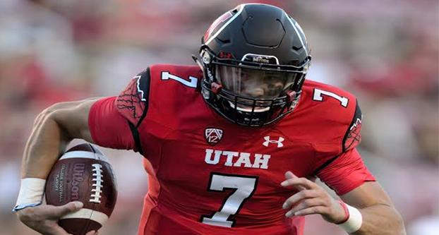 Utah senior quarterback has 100 rushing yards through the first two games. (Kiffer Creveling/Daily Utah Chronicle)