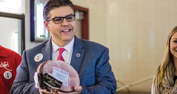 University lends a ham with third annual food drive