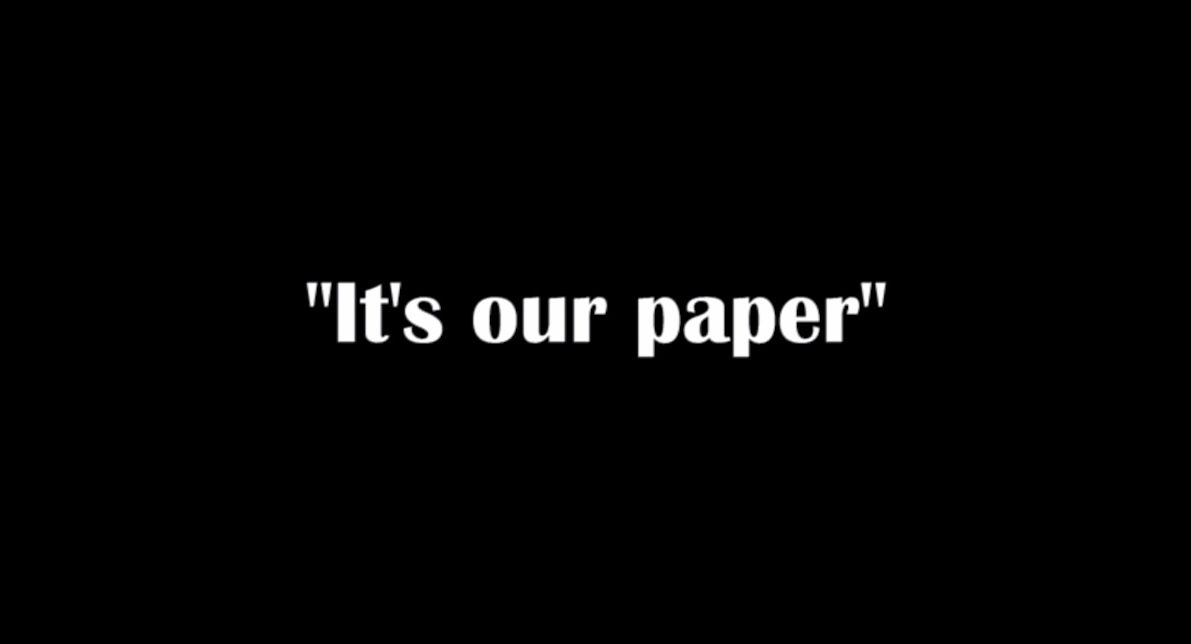 The Collegian: It's Our Paper