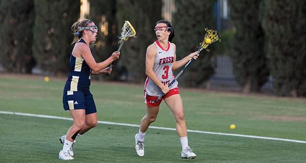 Fresno State junior midfielder Caroline Dineen-Carlson, a team captain and returning leading scorer, is one of the team’s go-to players. (Darlene Wendels/The Collegian)