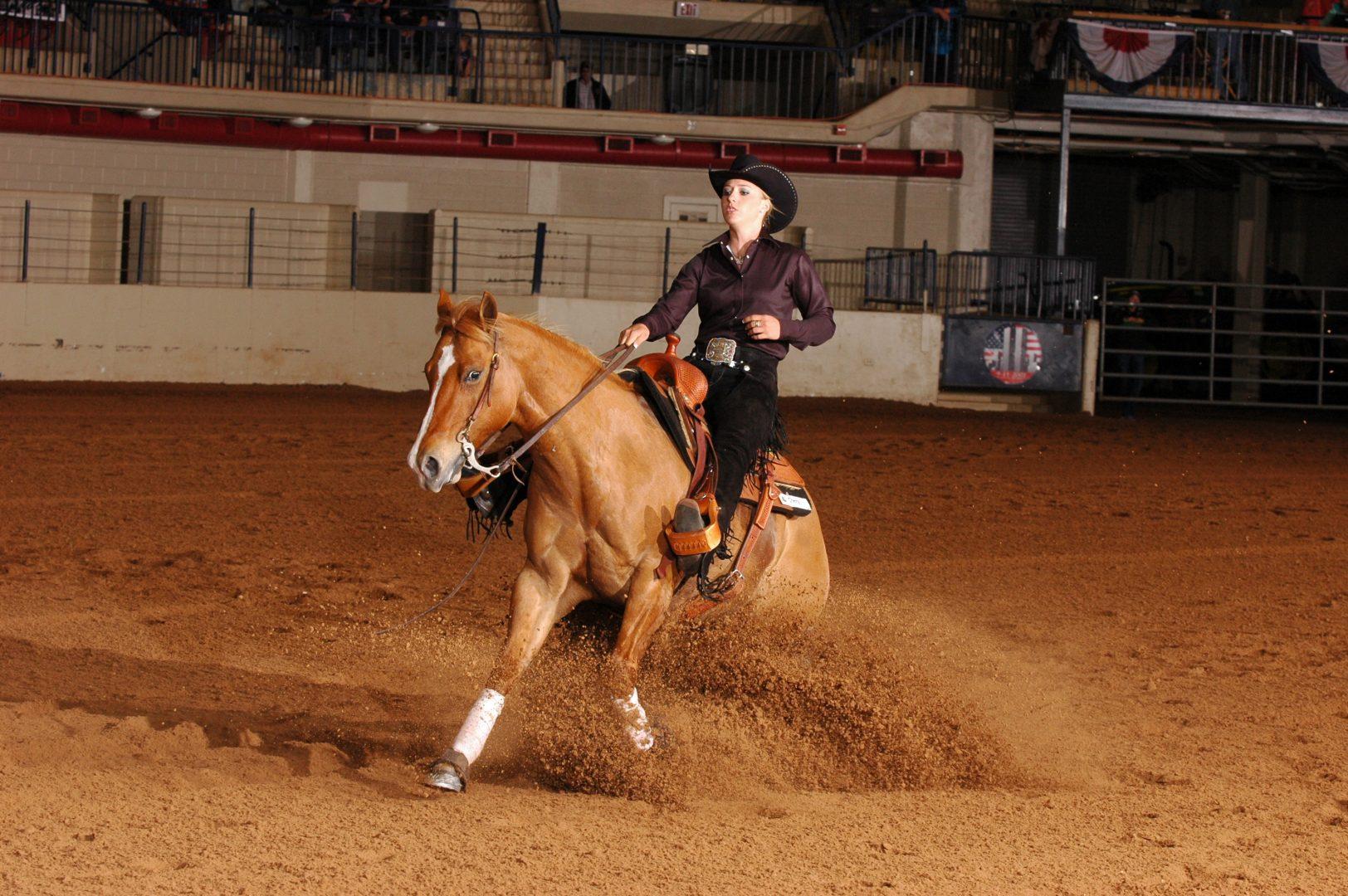 In+nine+competitions%2C+Taylor+Brown+has+been+selected+as+Most+Outstanding+Player.+She+is+also+undefeated+so+far+in+reining+and+horsemanship.+%28Courtesy+of+Fresno+State+Athletics%29