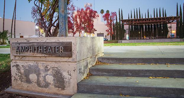 The Fresno State Amphitheater at Fresno State (Khone Saysamongdy/The Collegian).