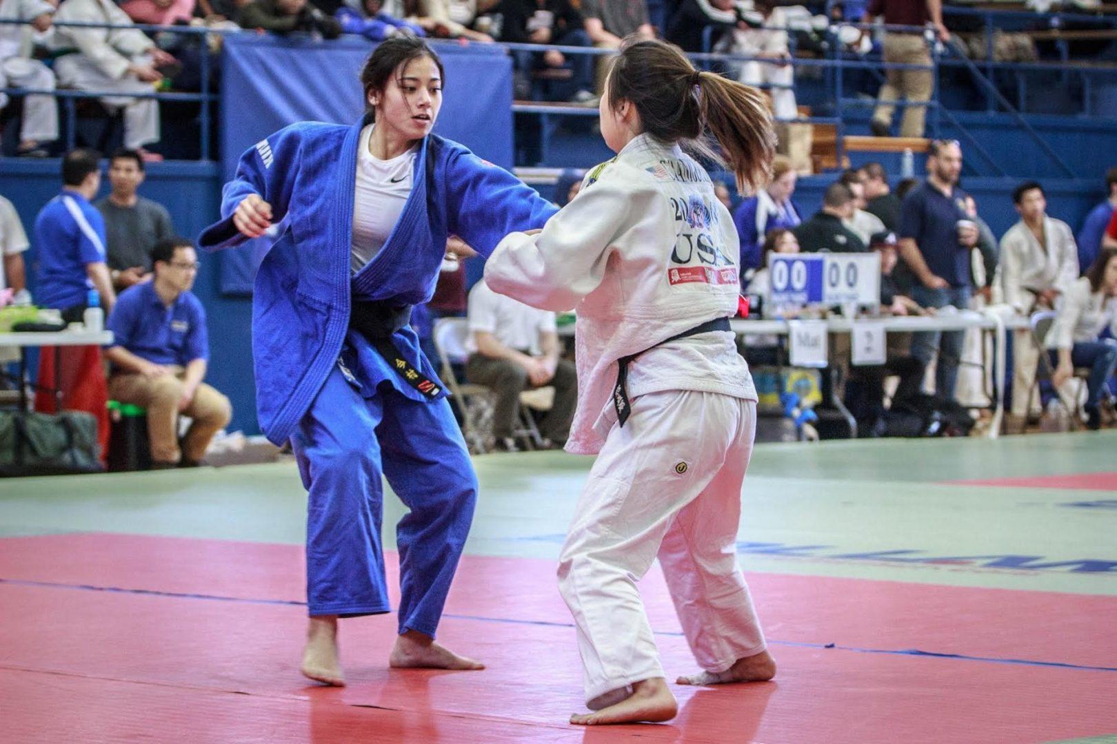 MIranda Imamura during a Judo match. (Jovany Gonzalez/Fresno State Judo Club)