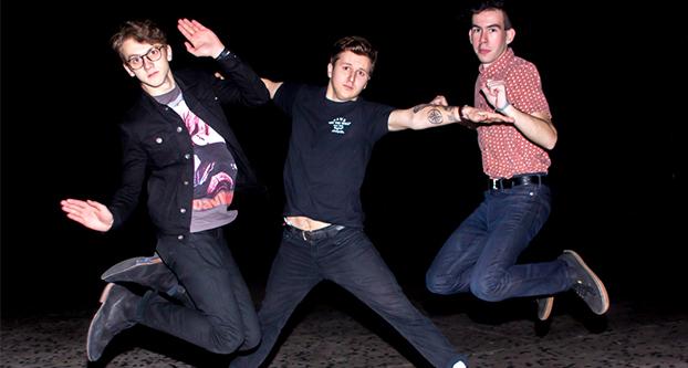 Richard Dotson, Mikey Carnevale and Marc Finn of The Frights. Photo via The Frights official website.

