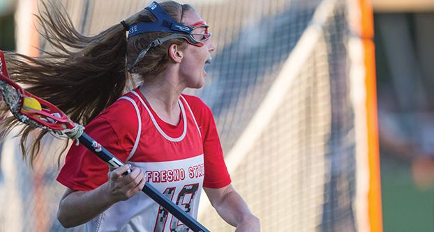 Fresno States Kyleigh Westgarth during a match against New Zealand on Oct. 18, 2016 at the Fresno State Soccer and Lacrosse Field. (Khone Saysamongdy/The Collegian)
