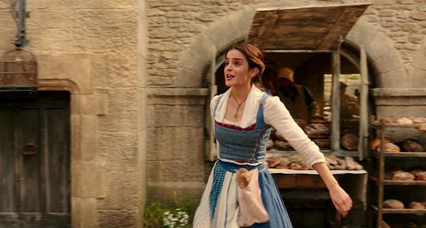 Emma Watson as Belle in a scene from the movie Beauty and the Beast directed by Bill Condon. (Walt Disney Pictures/TNS)