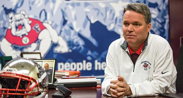 Fresno State Athletic Director Jim Bartko in his office at the Duncan Building on Jan. 26, 2017. (Collegian File Photo)