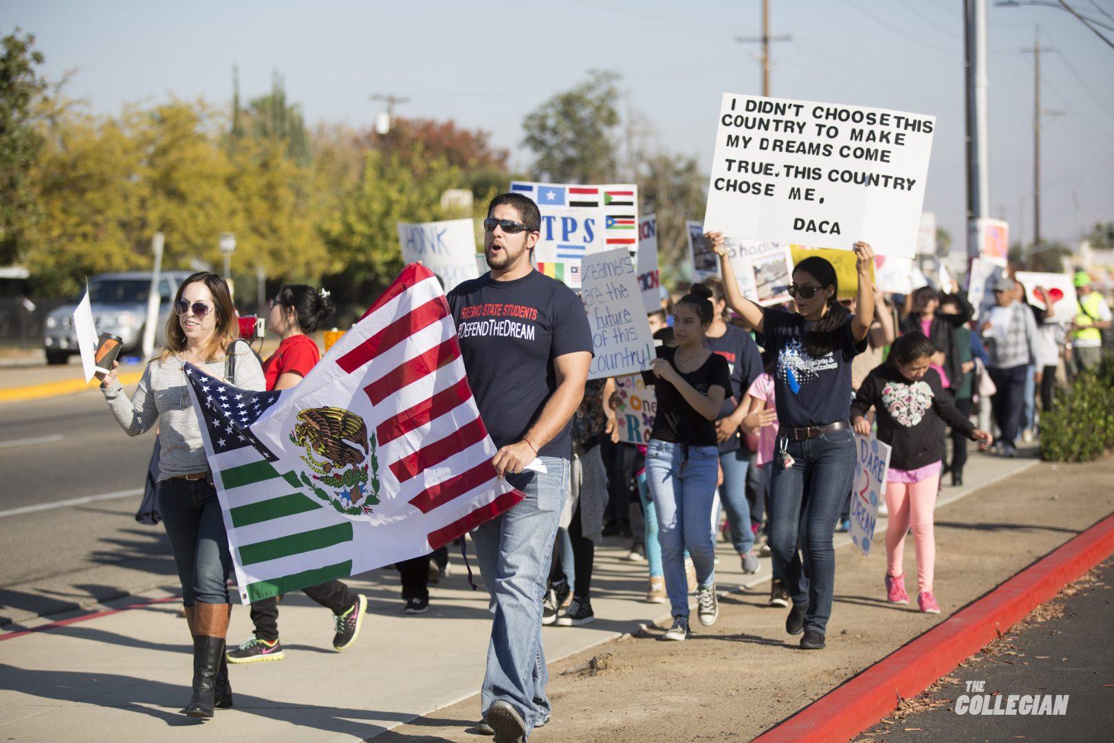 PHOTOS: Students take to the street to demand immigration reform