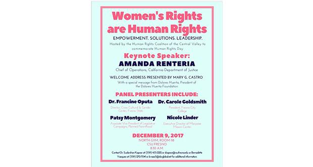 Women’s rights to center human rights event at Fresno State