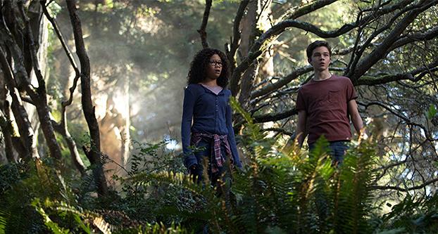 Storm Reid and Levi Miller in ‘A Wrinkle in Time.’ (Disney/TNS)
