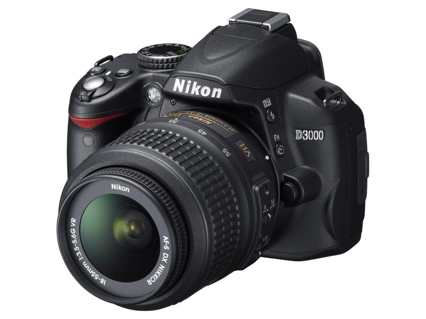 The Nikon D3000, a 10.2-megapixel DSLR, is the perfect entry-level camera for those who want something more powerful than a simple point-and-shoot. (Nikon/MCT)