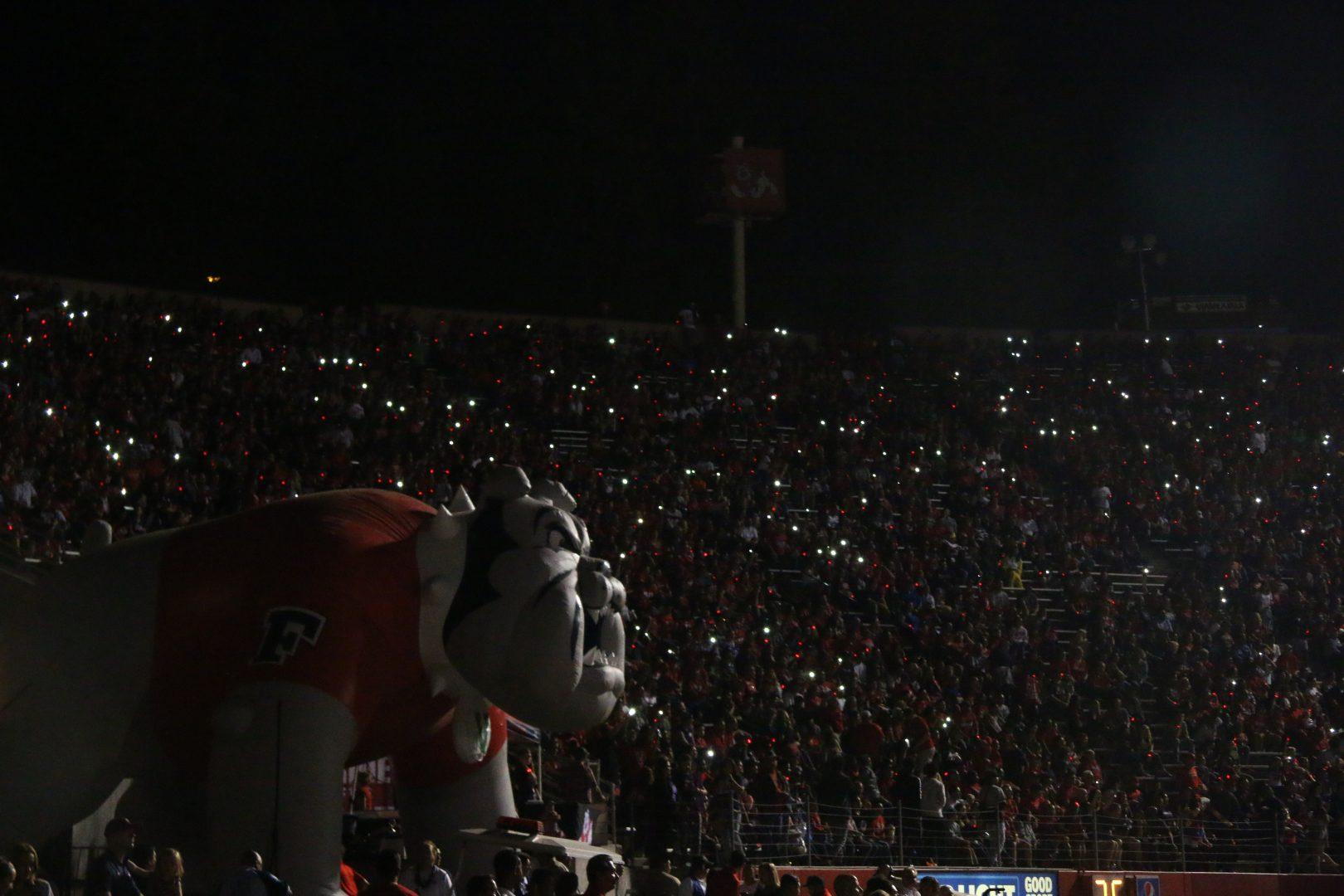 Tripped circuit breaker cause of light outage at Bulldog Stadium