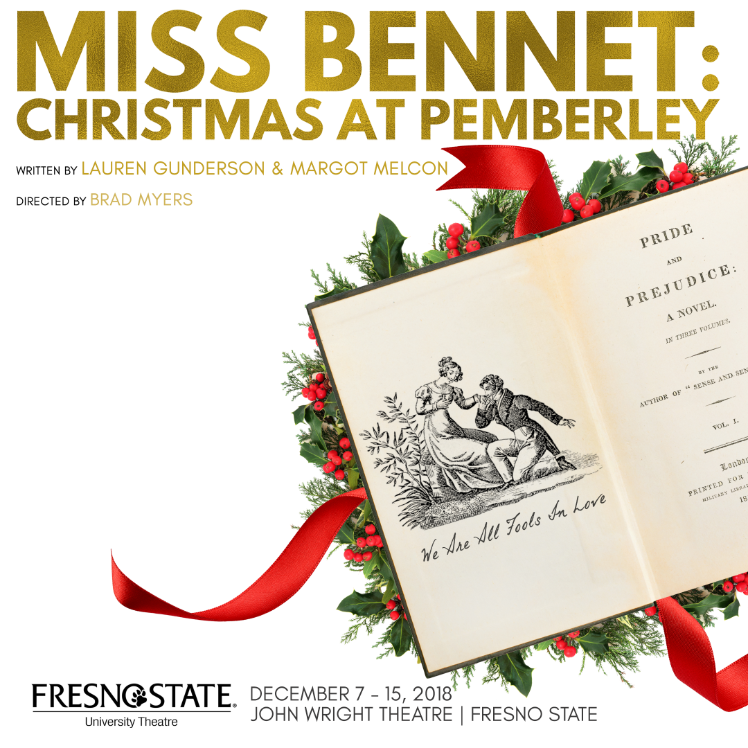 University Theatre has been preparing for its debut of Miss Bennet: Christmas at Pemberley 