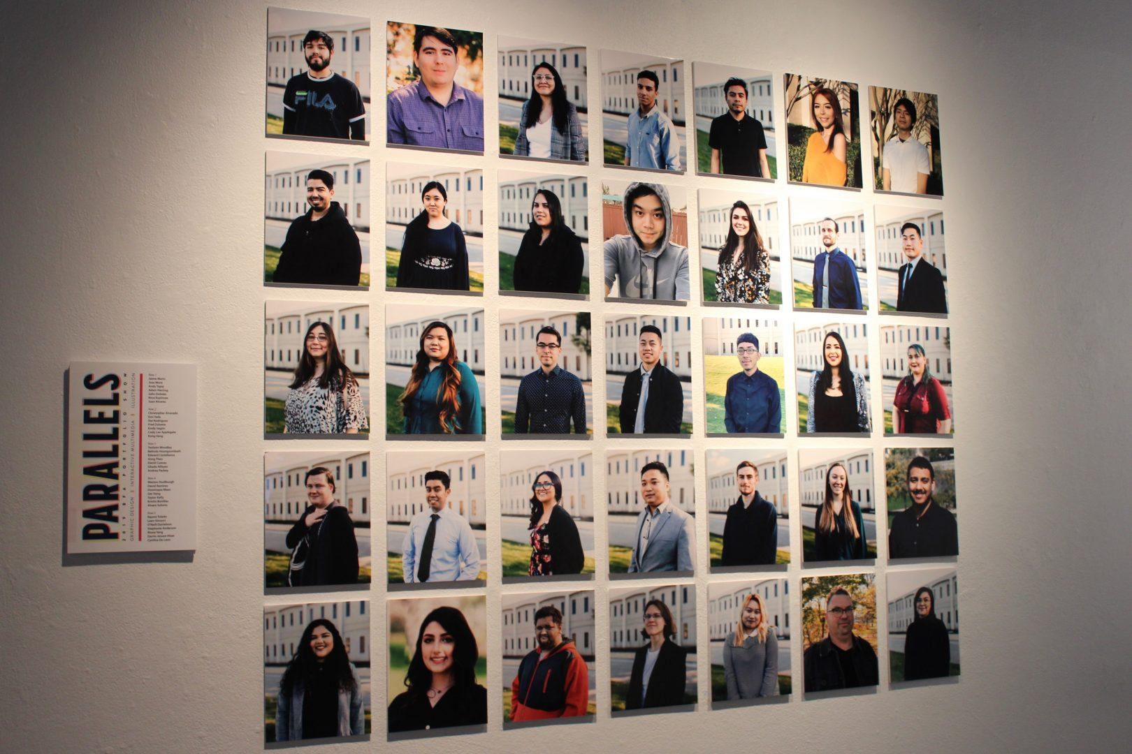 Parallels exhibit features 35 Fresno State students who are graduating in May. Its open until April 5th from 10 a.m. to 4 p.m. in the Phebe Conley Art Gallery. (Paige Gibbs/The Collegian)