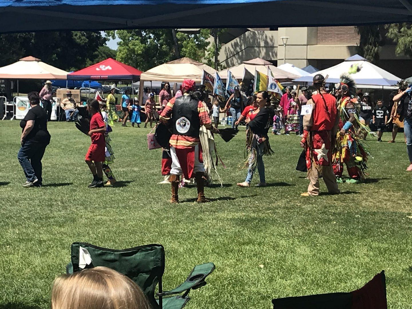 Fresno State’s Neum Native American Student Association hosted the 32nd annual Pow Wow on Saturday, May 4, 2019 (Vanessa Rios/The Collegian).