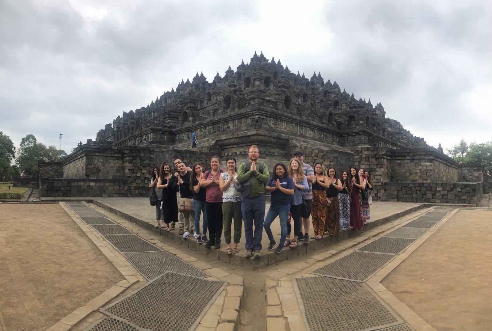 A group of 15 Fresno State students presented research projects over the summer in Indonesia. (Courtesy Dheeshana Jayasundara)