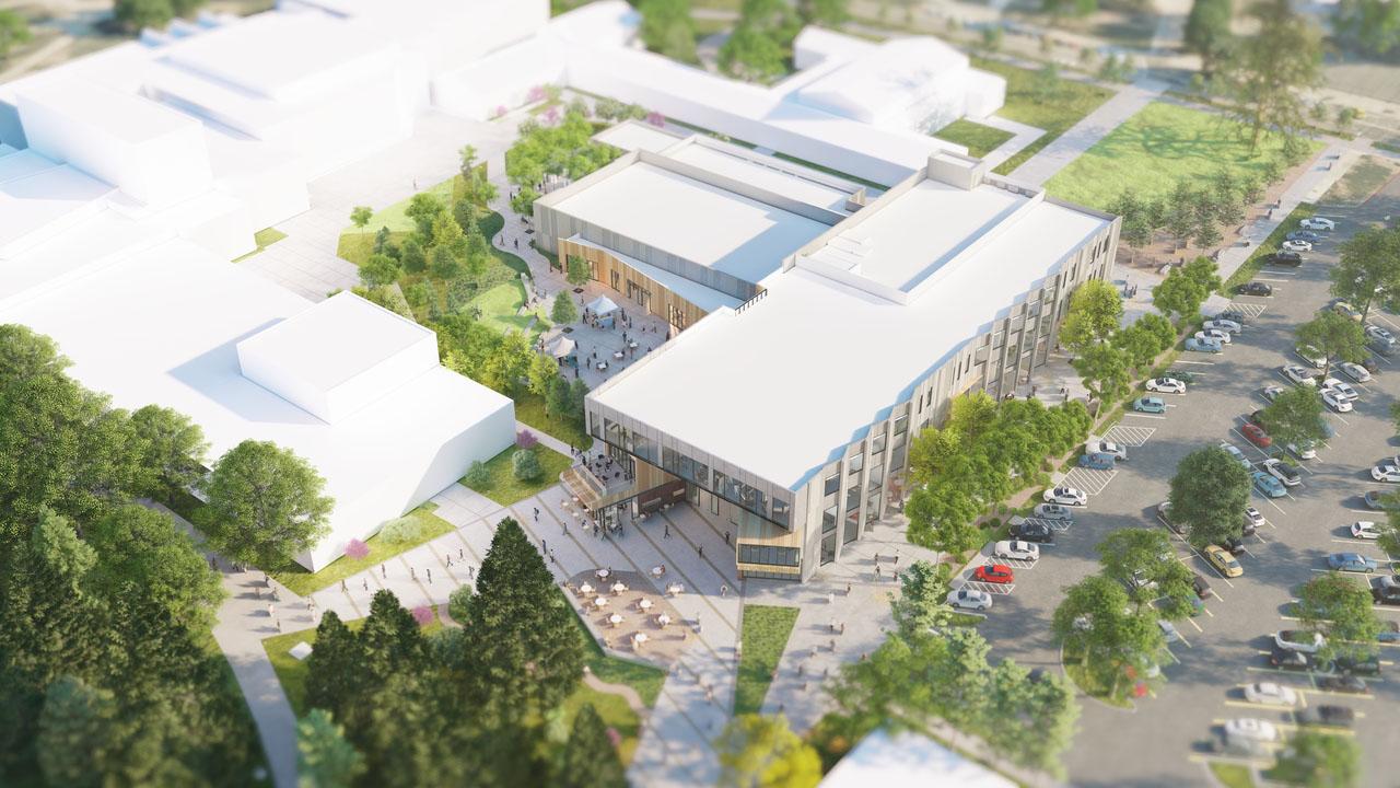 The construction for the New Student Union will begin in the Spring of 2020. (Courtesy Fresno State)