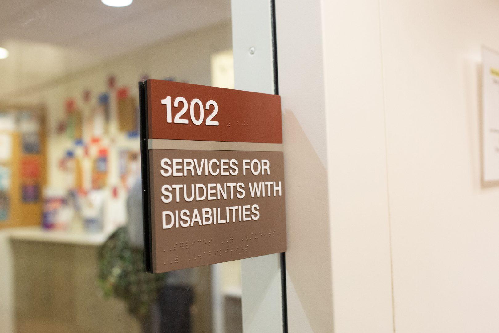 Services for Students with Disabilities office inside the Henry Madden Library. (Armando Carreno/The Collegian)