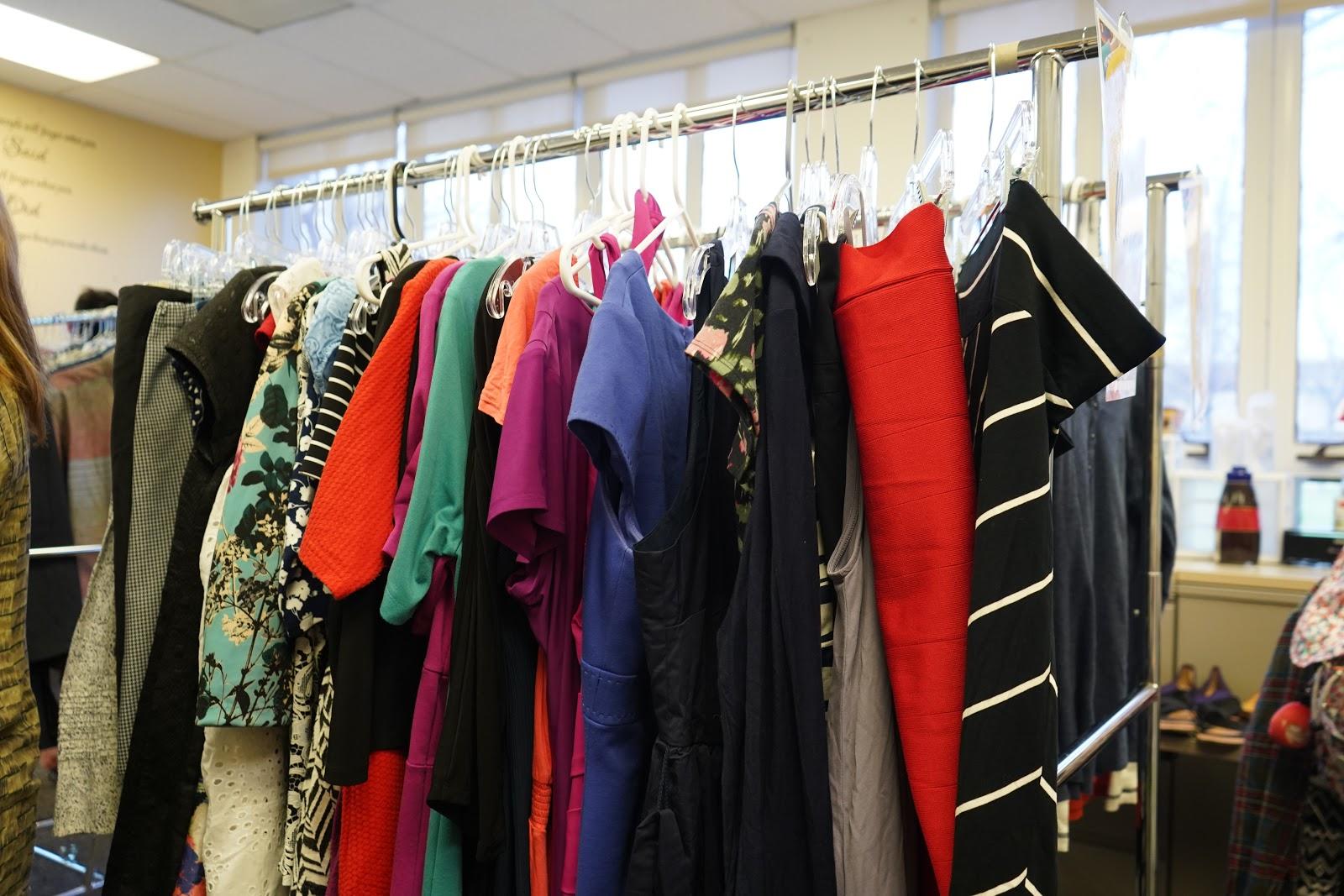 Fresno State Q clothing closet offers a variety of free clothing, shoes and accessories for transgender and non-forming students in the Thomas Building on Thursday, March 5, 2020.
Photo by: Leticia Leal