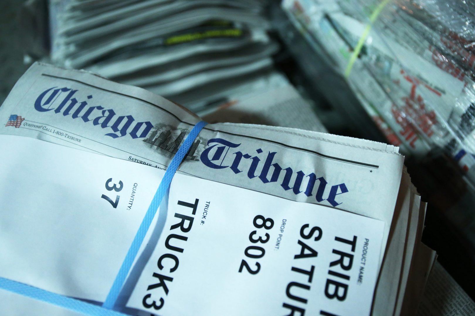 Bundles+of+Chicago+Tribune+Saturday+editions+are+stacked+for+delivery+at+the+Freedom+Center.+%28John+J.+Kim%2FChicago+Tribune%2FTNS%29