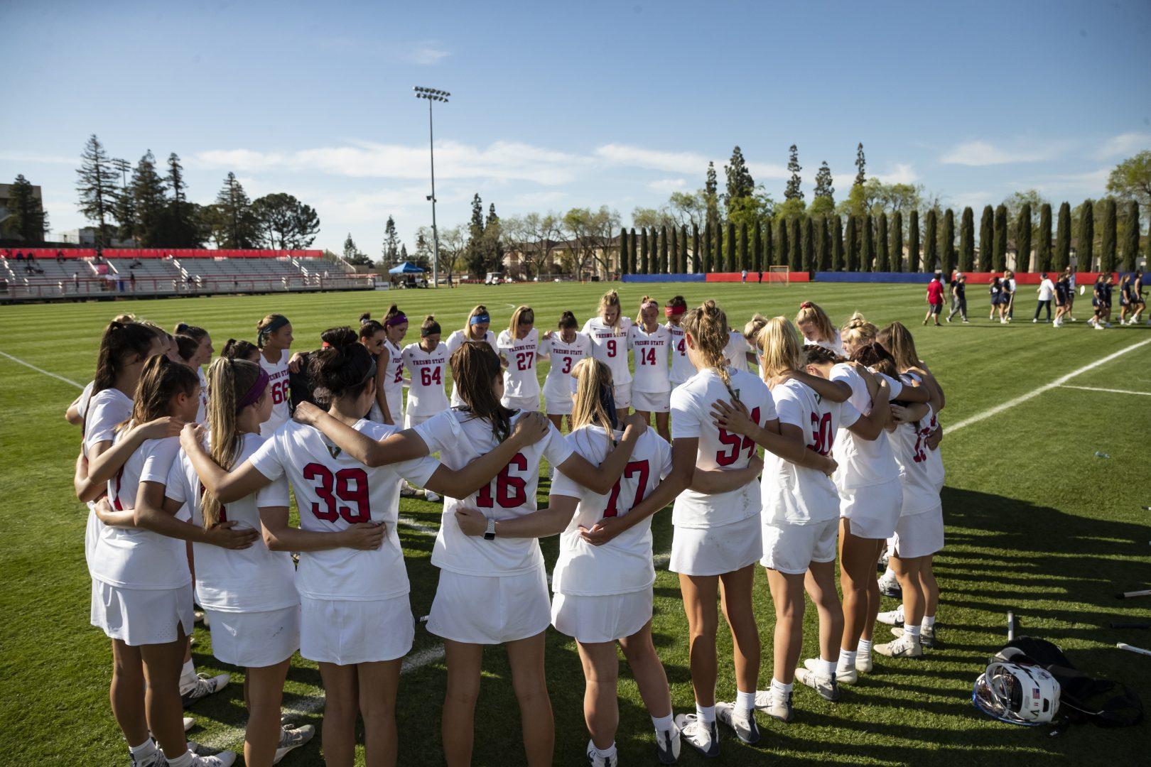 Fresno State lacrosse hosts Yale in the final game of the season on March, 12 2020. (Photo courtesy of Fresno State athletics)