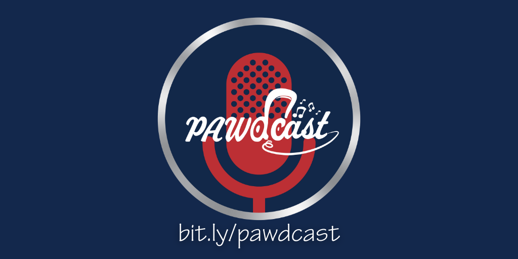 The logo for the new podcast hosted by the SHC and Fresno State PAW volunteers. (Melissa Norris/PAW Adviser)
