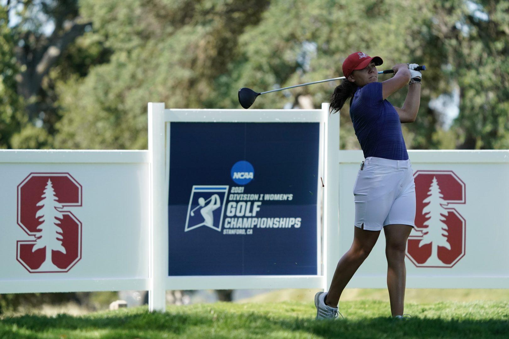 Brigitte Thibault is the first women's golfer in Fresno State history to make the NCAA women's golf championship. (Fresno State Athletics)